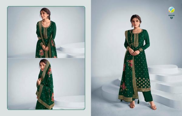 Vinay Kaseesh Zareena 6 jaquared Designer Salwar Suit Collection